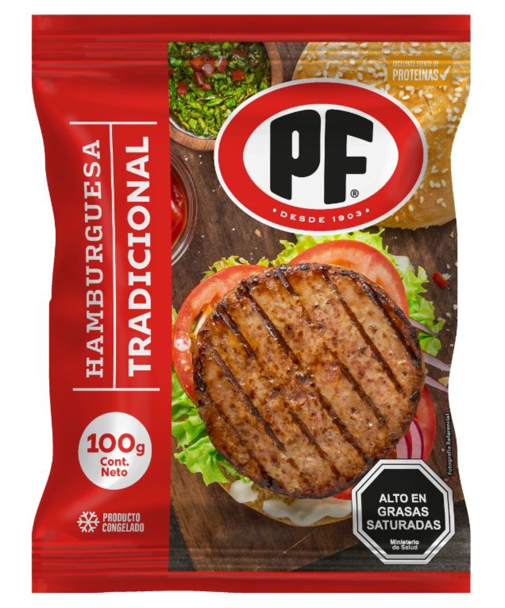Hamburguesa De Vacuno 100 gr PF