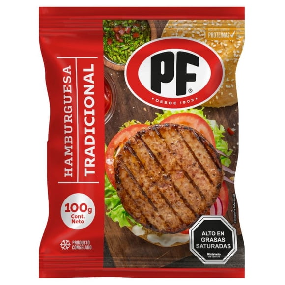 Hamburguesa de Vacuno, 100 gr