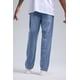thumbnail image 3 of Jeans Hombre Baggy Detalle Azul Claro, 3 of 4