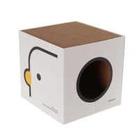 Ioensy - Cama Rascadora De Castillo Escondite De Casa De Cartón Para Gatos Para Animales De Regalo Para Mascotas 32Cm X 32Cm X 32Cm