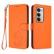 thumbnail image 1 of Funda Volteable tipo Billetera con Correa para Xiaomi Redmi 15 4G/5G, Naranja, 1 of 6