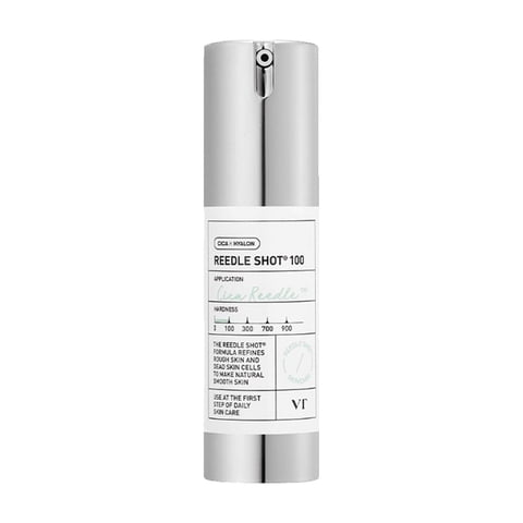Sérum Booster Vt Reedle Shot 100 Microagujas Cica Refinadoras De Textura 30 Ml