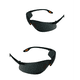 thumbnail image 2 of Lentes/antiparras de seguridad protección UV profesionales, negros, 2 of 2