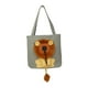 thumbnail image 2 of Transportín De Mascotas Bolsa De Transporte De Viaje Bolsa De Transporte De Gatos Para Viajar Animales Pequeños Gris Pequeño, 2 of 5
