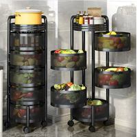 Mundo Shopping - Estante Giratorio Multiusos Almacenamiento De 5 Niveles