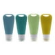 thumbnail image 1 of Juego De Botellas De Viaje De Silicona De 90 Ml, Botellas Cosméticas Para Apretar, Duraderas, A Prueba De Fugas, 4 Uds., 1 of 5