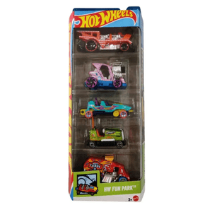 Hot Wheels - Pack 5 Hotwheels - Toonedstunt Tracks Exotique Blazershw
