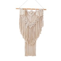 Magideal - Tapiz Colgante De Pared De Macramé, Decoración De Pared Tejida, Arte De Pared Bohemio, Decoración Bohemia Para , Tapiz De Macramé Chic Bohemio