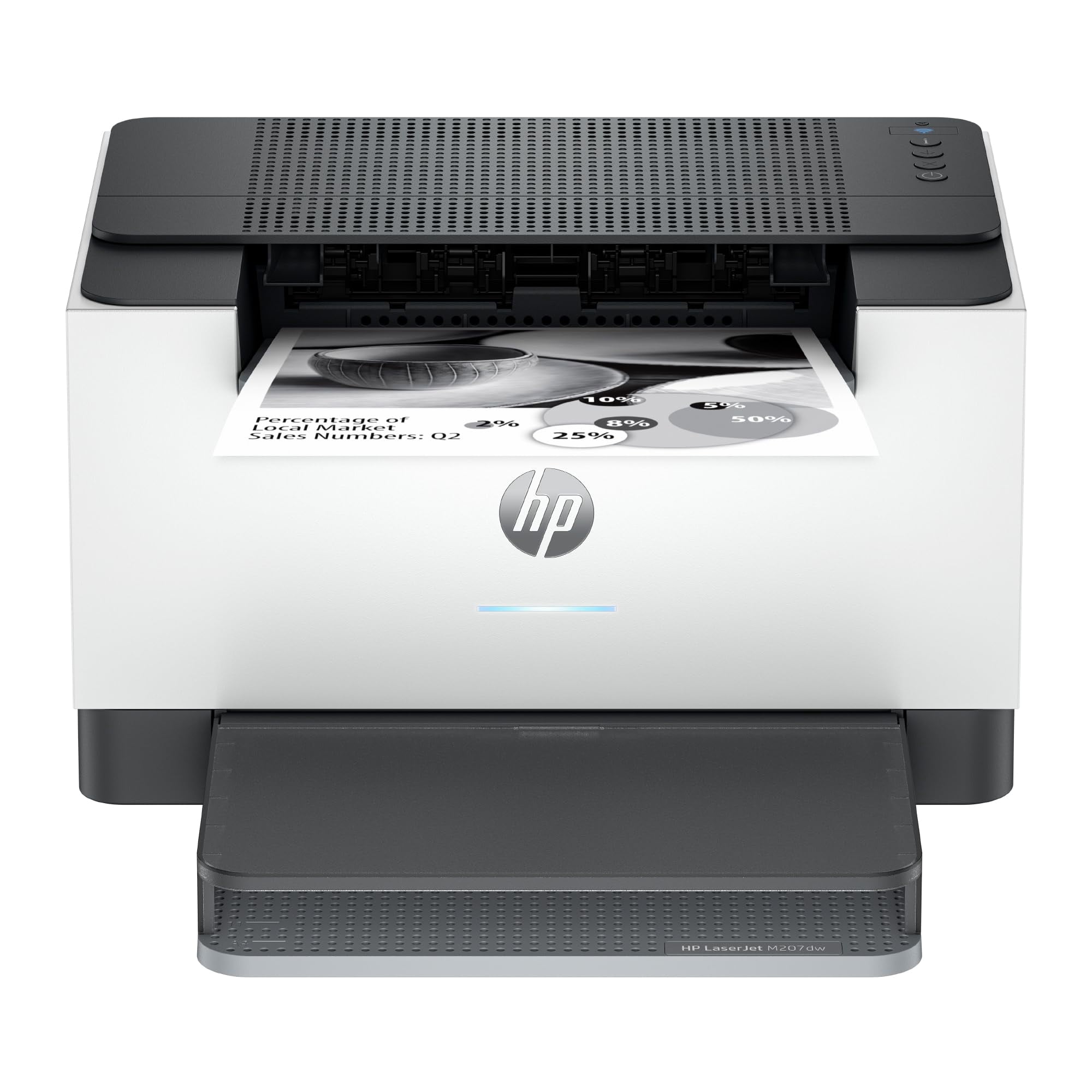 Impresora Láser Hp Laserjet M207dw Inalámbrica En Blanco Y Negro