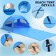 thumbnail image 4 of Carpa de Playa OAOA Innovation 220x151 cm UPF50+ con 3 Ventanas de Malla, 4 of 7