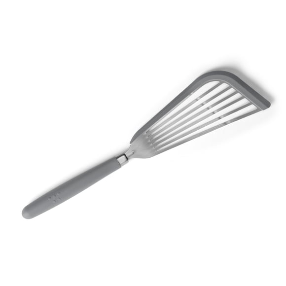 Espátula de silicona Misen Fish Slotted Turner, plato resistente al calor