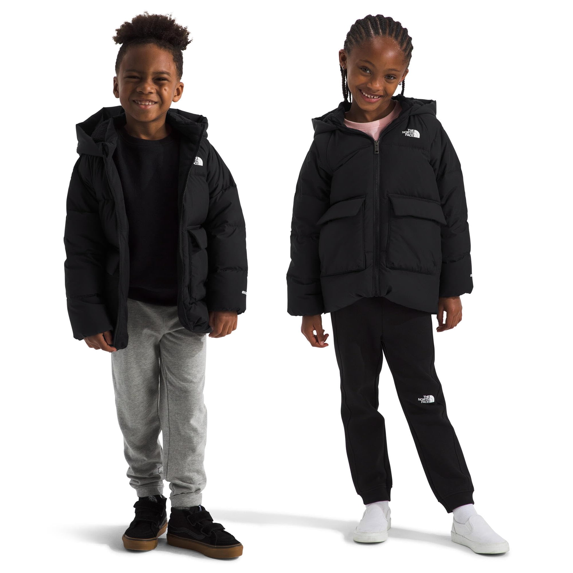 Parka The North Face Para Niños North Down Con Forro Polar Con Relleno 600