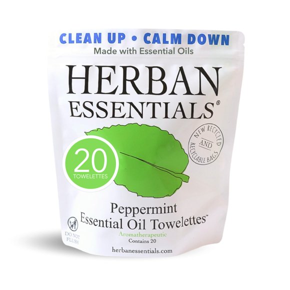 Toallitas y toallitas Herban Essentials Peppermint (20 unidades)