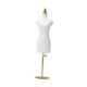 thumbnail image 1 of Vestido De Mu?eca Forma De Costura De Estante Mannequín Para Escaparate De Dise?o De Disfraces Mostrando M Y Gold Base, 1 of 5