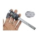 thumbnail image 2 of Calibrador digital electrónico de acero inoxidable Micrómetro de 3,9 qt y 100 mm, 2 of 5
