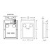 thumbnail image 4 of Caja de salida para secadora Rigid 46 cm x 61 cm blanca, 4 of 8