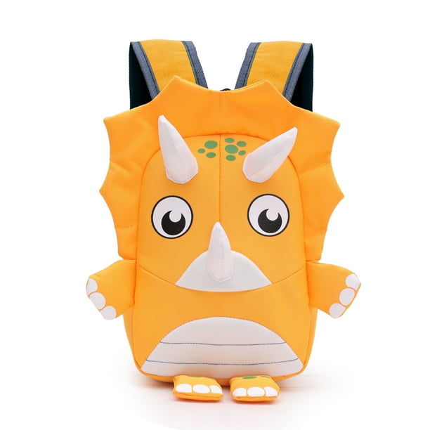 1pc Kids Toddler Cute Schoolbag With Chest Strap Anti-lost Schoolbag Travel Backpack Cartoon Cute Dinosaur Backpack For Boys Girls