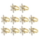 thumbnail image 1 of 10 Uds Anillos Para Servilletas Navidad Boda Catering Recepción Servilleta Soporte Con Hebilla Dorado, 1 of 5