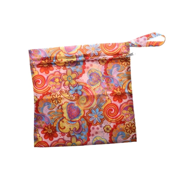 Bolsa De Pañales Reutilizable Con Cremallera Impermeable Para Bebé Phenovo, Patrón De Múltiples Animales 2