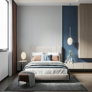 Masisa - Revestimiento Ripado Blanco 2440X160 Mm