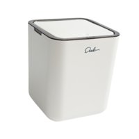 Magideal - Mini Bote De Basura De Escritorio Con Tapa, Bote De Basura, Bote De Basura Pequeño Y Versátil, Cesto De Basura Para Dormitorio, Lavandería, Oficina, E