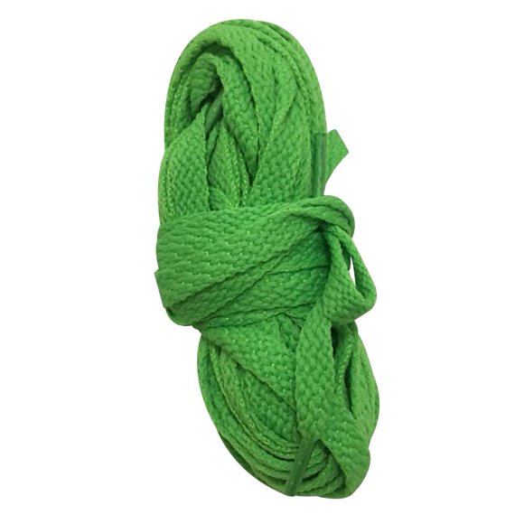 Cordón ANUFER 3,7 m Verde Colorido para Botas de Rodilla