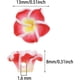 thumbnail image 2 of Cuentas de polímero PENTA ANGEL Plumeria, 50 piezas, 13 mm, hawaianas, 2 of 3