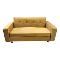 Muebles Hvm - Sofa Mostaza Alonso 3 Cuerpos