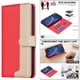 thumbnail image 5 of Funda Cartera con Bloqueo RFID para Motorola Moto G15 con Ranuras y Soporte Rojo, 5 of 5