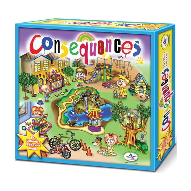 Consecuencias - Juego Divertido y Atractivo para Niños - Enseña Toma de Decisiones y Consecuencias - Ideal para Juego Familiar y Educativo