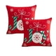 thumbnail image 2 of Pack de 4 Fundas De Cojín De Navidad De 45x45 Cm Con Bordado J11, 2 of 3