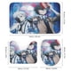 thumbnail image 3 of Perros Callejeros Bungo theme 4 piece Shower Curtain Set With Rugs Waterproof Bathroom Decor Set Includes Bath Mat U shaped Rug Toilet Lid Cover And Curtain With Hooks, 3 of 6