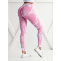 Flix Spa - Calza Deportiva Mujer Estampado Tie Dye Levanta Glúteos