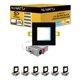 thumbnail image 1 of Luces LED sin caja NUWATT de 15 cm, paquete de 6, color negro, 1 of 9