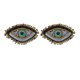 thumbnail image 4 of 2 Piezas Parches Bordados Moda Elegante Forma De Ojo Para Bufanda Mochila Jeans, 4 of 5