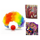 thumbnail image 1 of Set Payaso Traje Peluca Nariz Pintacarita Disfraces Halloween 2025, 1 of 6