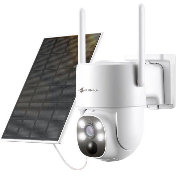 Cámara de seguridad Kittyhok PT Solar Outdoor 2K FHD inalámbrica