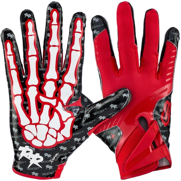 Guantes de fútbol americano Grip Boost Stealth 6.0 Boost+ Rojo Talla L
