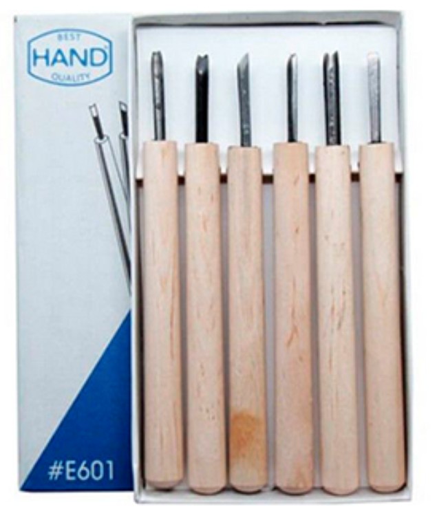 Hand - Herramientas De Tallar 6 Unidades