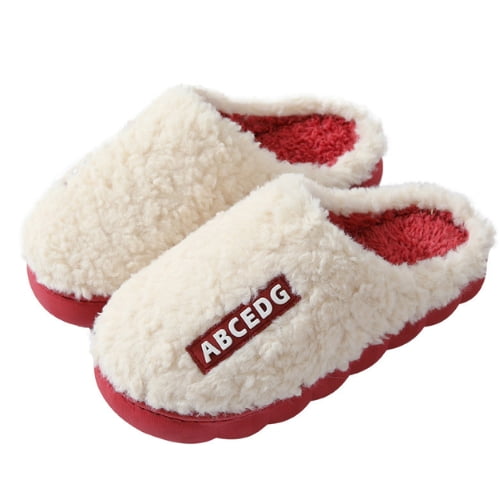 Pantuflas de algodón de otoño e invierno para parejas