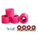 thumbnail image 4 of 4 Piezas Patines De Ruedas Patineta Sure Grip Rollerskate Ruedas Rosa Rojo, 4 of 5