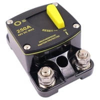 Magideal - Dc 12-48V Disyuntor A Prueba De Agua Accesorios De Manual Inversor De Fusibles En Línea Ligero Fácil De Instalar Para Auto Boat Marine , 250A