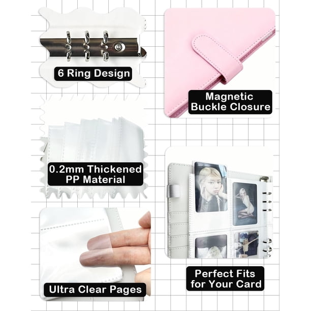 Álbum De Cartas Coleccionables Con 30 Páginas Y Capacidad Para 240 Tarjetas – Funda De PP Impermeable Y Resistente – Ideal Para TCG, Pokémon, Béisbol Y Más – Regalo Perfecto Para Niños