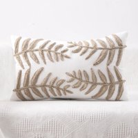 Wyj Hogar - Pack De 02 Fundas De Cojin Con Detalles En Yute 30X50 Cm Md08