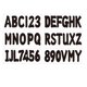 thumbnail image 1 of Pegatinas para Barcos SankWin 7,6 cm Kit Alfanumérico, 1 of 6
