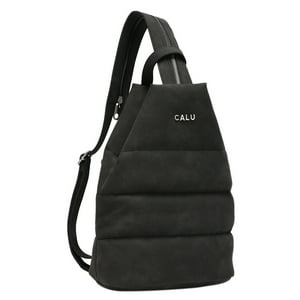 Calu Bags - Mochila Y Crossbody Amelie Pu Negro Calu