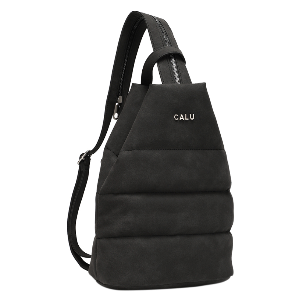 Calu Bags - Mochila Y Crossbody Amelie Pu Negro Calu