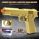 thumbnail image 2 of Pistola Toy Gun Trokiomi Gold Soft Bullet con 2 clips, 2 of 6