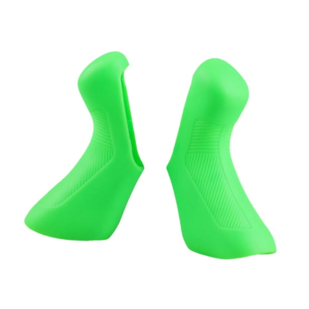 2 Piezas de Cubierta de Palanca de Cambios, Cubierta de Palanca de Freno, Mangas de Manija, Mangas Antideslizantes, Cubiertas de Freno de Bicicleta, C verde