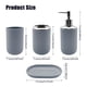 thumbnail image 4 of Juego de accesorios de baño WBJKZJD, 4 piezas, resina resistente a roturas, 4 of 7